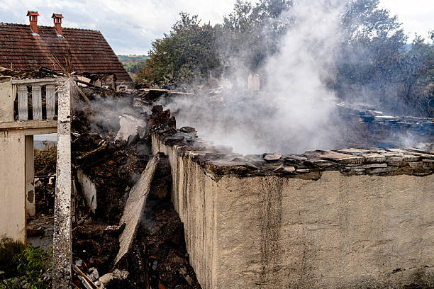 Professional Fire Damage Removal technician working in Colleyville, TX